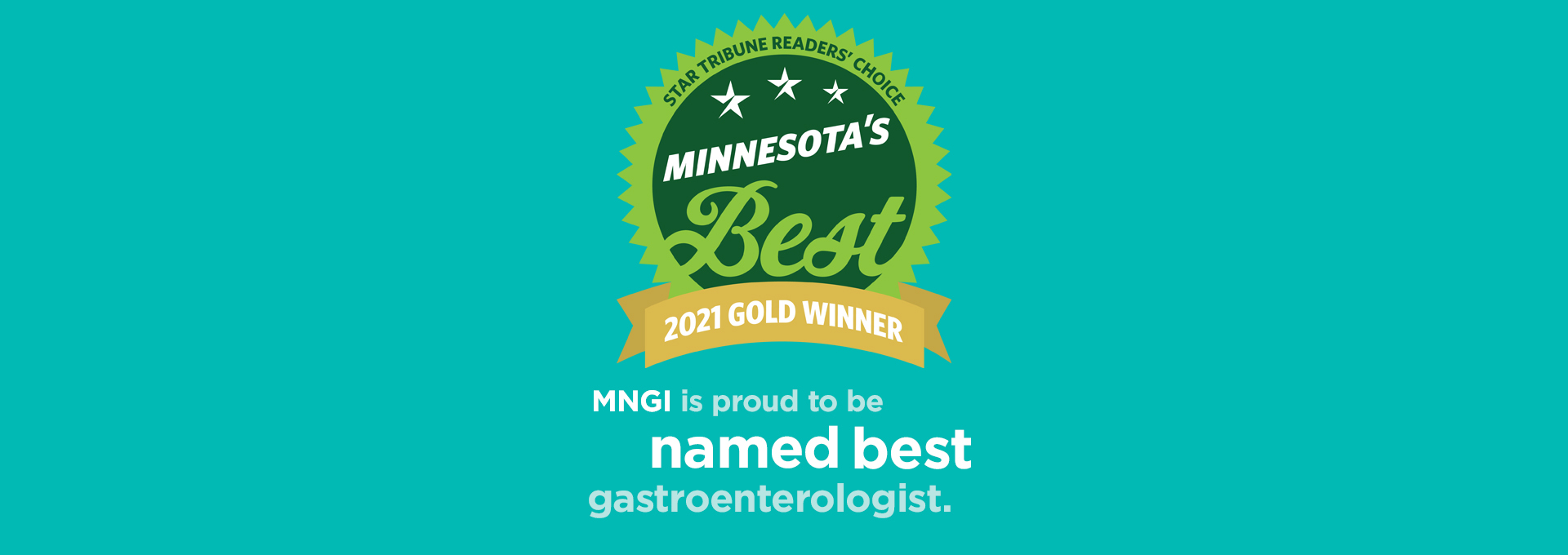 Thanks for voting MNGI best gastroenterologist