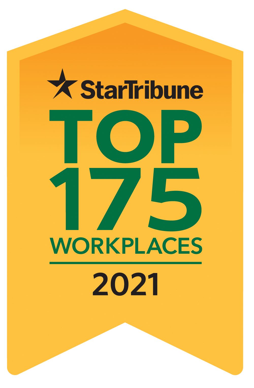 Star Tribune Top Workplace Award 2021