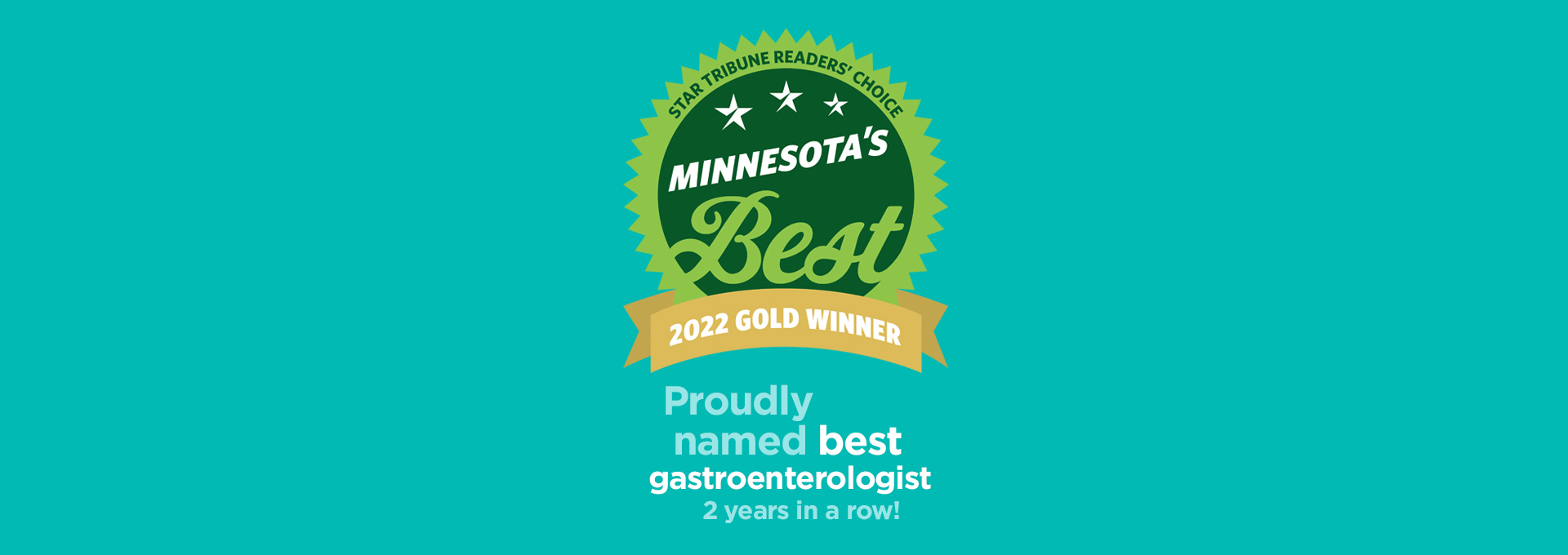 Thanks for voting MNGI best gastroenterologist