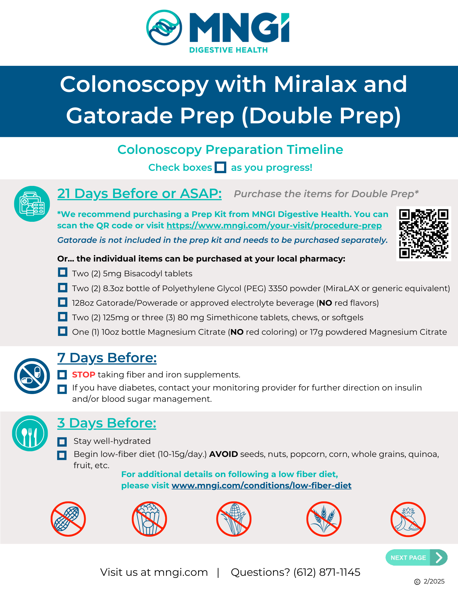 Double Miralax Prep