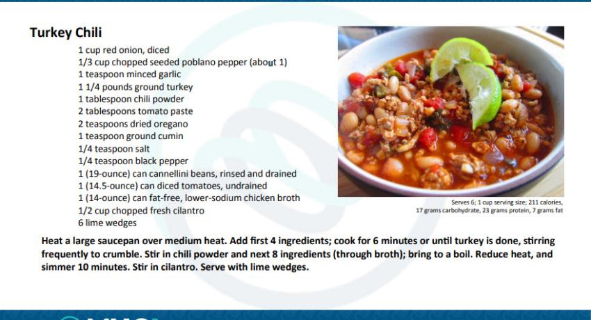 Turkey Chili Recipe